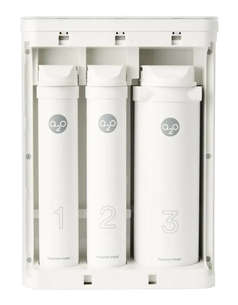 Kit de filtres de rechange avec membrane pour système de filtre sous évier A2O Pure